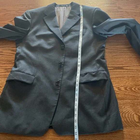 Hugo Boss Angelico Luca men’s gray 💯wool blazer jacket size 44L
